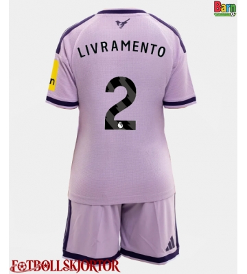 Newcastle United Tino Livramento #2 Tredje Kläder Barn 2026-27 Kortärmad (+ Korta byxor)